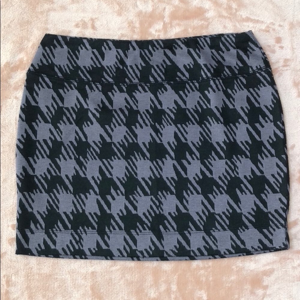 Houndstooth Mini skirt